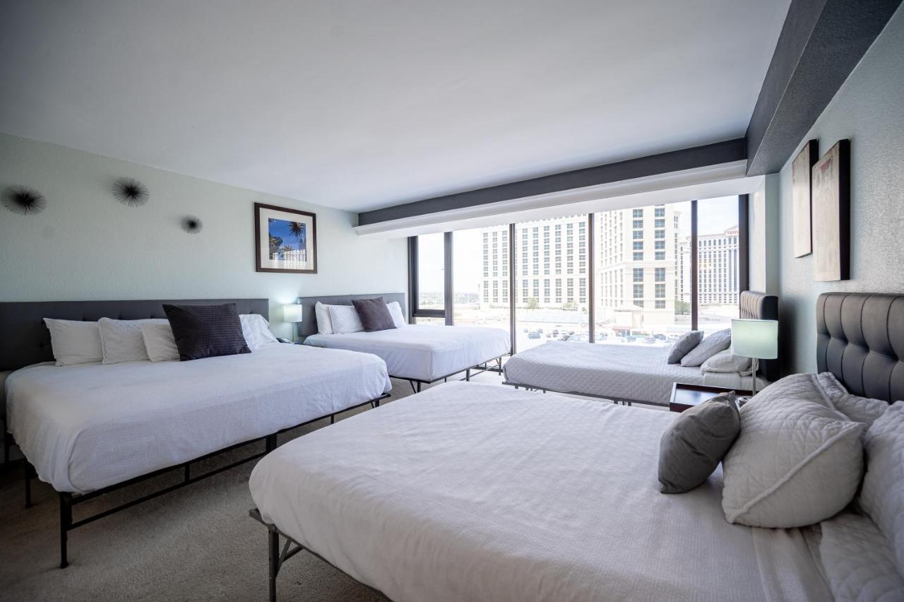 Iconic Vegas Views - 6 Comfy Beds, No Resort Fees, Center Strip! Las Vegas Exterior foto